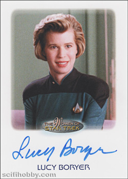 Lucy Boryer Autograph card