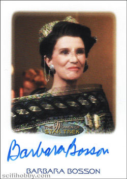 Barbara Bosson Autograph card