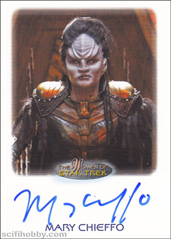 Mary Chieffo Autograph card