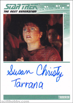 Susan Christy Autograph card