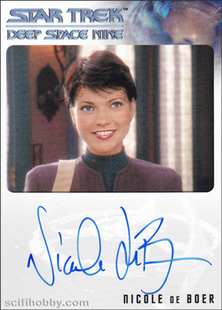 Nicole De Boer Autograph card