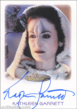 Kathleen Garrett Autograph card