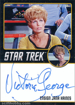 Victoria George Autograph card