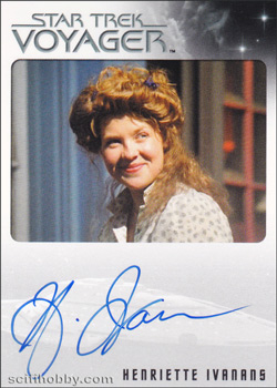 Henriette Ivanans Autograph card