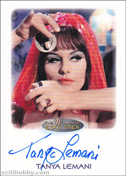 Tanya Lemani Autograph card