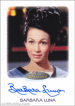 BarBara Luna Autograph card