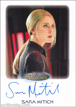 Sara Mitich Autograph card