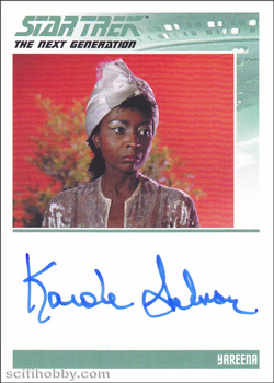 Karole Selmon Autograph card