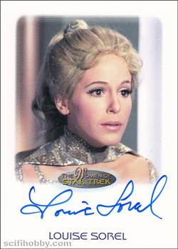 Louise Sorel Autograph card