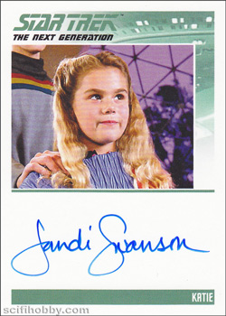 Jandi Swanson Autograph card