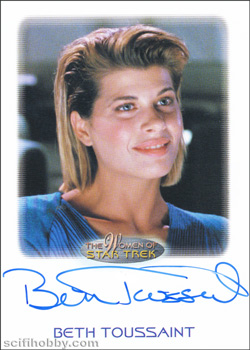 Beth Toussiant Autograph card