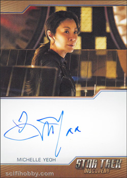Michelle Yeoh Autograph card