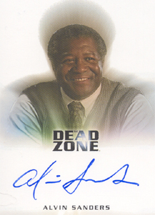 Alvin Sanders as Principal Pelson Autograph card