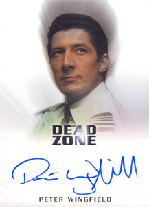 Peter Wingfield as Captain Michael Klein Autograph card
