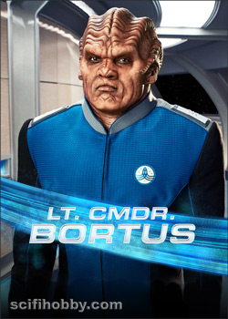 Lieutenant Commander Bortus Bridge Crew card