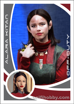 Lieutenant Alara Kitan Off-Duty card
