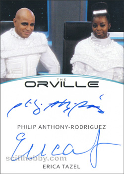Philip Anthony-Rodriguez and Eric Tazel Autograph card
