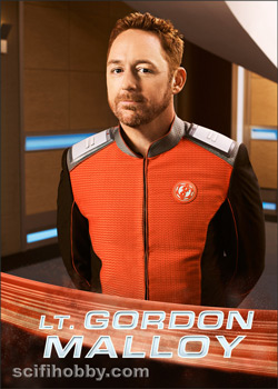 Lieutenant Gordon Malloy Mirror Bridge Crew Parallel card
