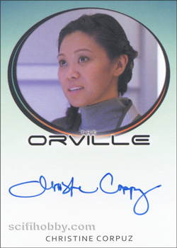 Christine Corpuz Autograph card 