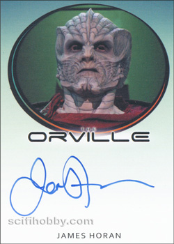 James Horan as Sazeron Autograph card