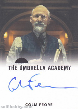 Colm Fiore as Sir Reginald Hargreeves Autograph card