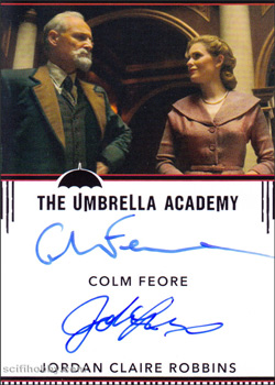 Colm Feore and Jordan Claire Robbins Autograph card