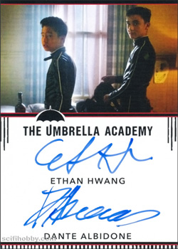 Dante Albidone and Ethan Hwang Autograph card