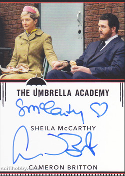 Sheila McCarthy and Cameron Britton Autograph card