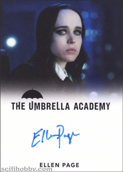 Ellen Page as Vanya Hargreeves/Number Seven Autograph card
