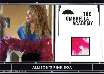 Allison's Pink Boa Relics card