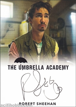 Robert Sheehan as Klaus Hargreeves Autograph card