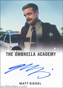 Matt Biedel as Sgt. Dale Chedder Autograph card