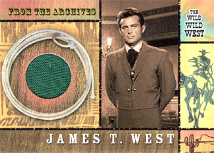 Robert Conrad as James T. West Authentic Costume Card 