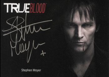 Stephen Moyer as Bill Compton Silver Signature Series Autograph Card 6-Case Incentive