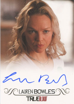 Lauren Bowles as Holly Cleary Autograph card