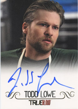 Todd Lowe as Terry Bellefleur Autograph card