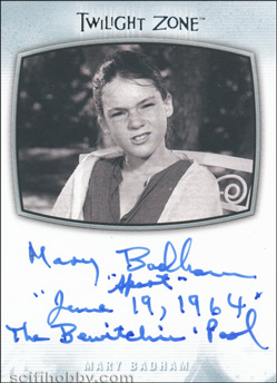 Mary Badham - Quantity Range: 5-10 Autograph card