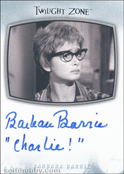 Barbara Barrie - Quantity Range: 75-100 Autograph card