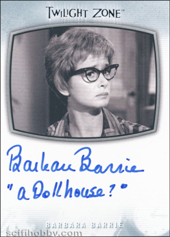 Barbara Barrie - Quantity Range: 50-75 Autograph card