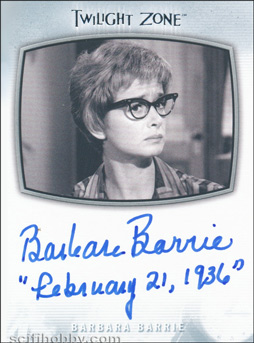 Barbara Barrie - Quantity Range: 50-75 Autograph card