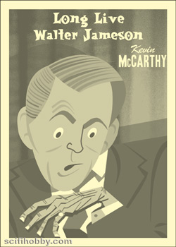 Kevin McCarthy as Walter Jameson in Long Live Walter Jameson Twilight Zone Portfolio Prints - Character Art card