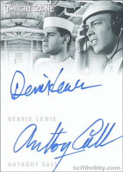 Derrik Lewis / Anthony Call Autograph card
