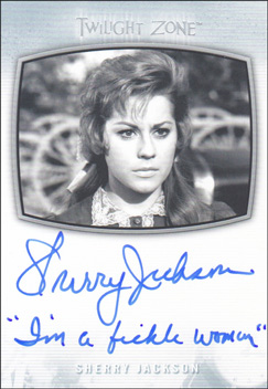 Sherry Jackson - Quantity Range: 75-100 Autograph card