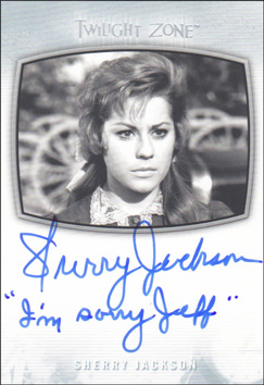 Sherry Jackson - Quantity Range: 25-50 Autograph card