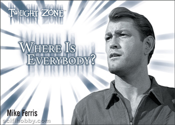 Earl Holliman as Mike Ferris in Where Is Everybody? Twilight Zone Acetate card