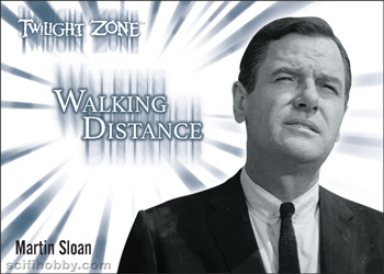 Gig Young as Martin Sloan in Walking Distance Twilight Zone Acetate card