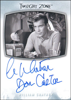 William Shatner - Quantity Range: 100-125 Autograph card