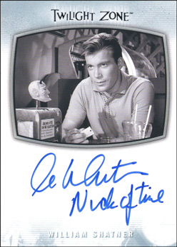 William Shatner - Quantity Range: 10-25 Autograph card