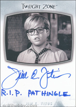 Jim E. Titus - Quantity Range: 50-75 Autograph card