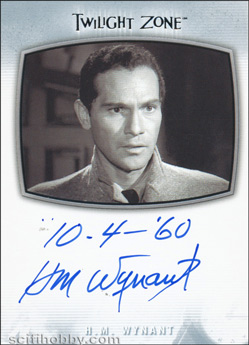 H.M. Wynant - Quantity Range: 10-25 Autograph card